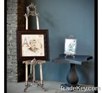 Sell Large silver planted brass easel