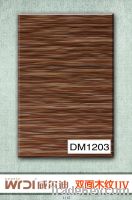 2013 new product double side wood grain MDF uv board DM1203