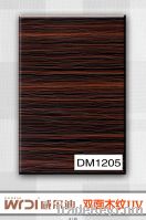 2013 new product embossed double side UV melaine mdf board DM1207