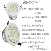 Sell led ceiling lamps down light 5w