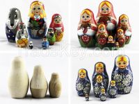 Matryoshka Babushka Russian Nesting Dolls