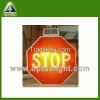 Solar LED traffic sign, solar traffic sign, solar led traffic sign
