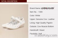 Sell Top quality all leather white medical care shoes, nurse footwear
