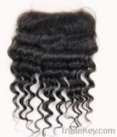 Sell 100%Brazilian vingin  full lace human hair top closure hair piece