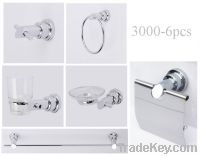 3000 Zinc Alloy Bathroom Accessories Set, Chrome plated, 6PCS 1Set, Sale