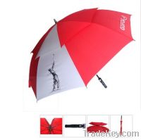 Sell 30inch auto open double-layer Golf umbrellas