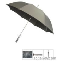 Sell27" Straight Alu. & White fiberglass ribs umbrellas with Eco fabic