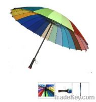 Sell 24k Rainbow Straight Fashion Umbrellas