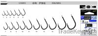 Sell color single fishing hook C6001