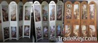 Sell |wooden crafts oil painting screen