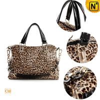Sell Women Leopard Cowhide Leather Handbags CW300204