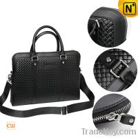 Sell Mens Hand Braided Leather Business Bag CW913259