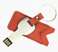 Metal key shape usb flash drive