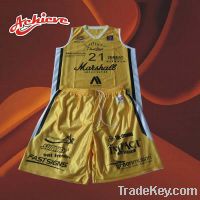 Sell best basketball jersey with custom design