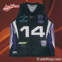 Sell Digital print sublimation reversible basketball jersey