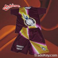 Sell 100%polyester woven rugby wear
