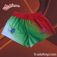 Sell Customized polyester rugby shorts with full sublimation