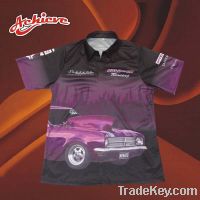 Sell Sublimation polyester crew racing shirt