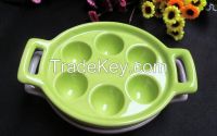 Ceramic Baking Plate / Stoneware Baking Plate with Specific Holes
