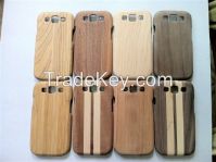 Stripe Detachable Genuine Wood Hard Shell for Samsung