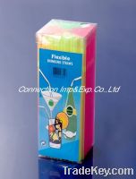 Sell 100pcs PVC box straw (CC-0854)