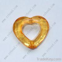 Sell Heart Acrylic Beads