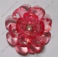 Sell beads floral brooch, jewelry brooch floral, teardrops flower