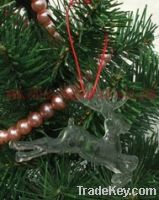 Sell beaded ornament, beaded crystal drop, tree decoration
