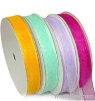 Sell sheer ribbon, organza ribbon, wired edge ribbon