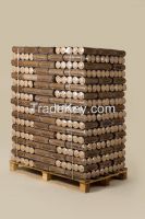 ROUND Hardwood briquettes