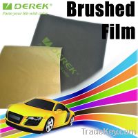 Brush Car Wrapping Vinyl Film, Brush Gold Auto Body Wrap Sticker