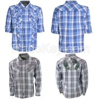 Brand New High Quality Mens Cotton Check Shirts - UK SELLER