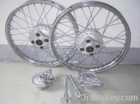 Sell motorcycle wheel rim/hub/hu cover/sprocket for all the model