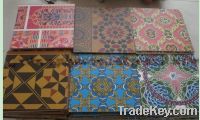 Sell Flower color paper overlay plywood