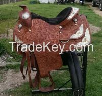 Sell: western Show saddles Genuine leather