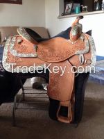 Sell: western Show saddles Genuine leather