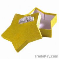 Yellow Star-shaped Cardboard Gift Boxes