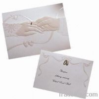 Embossing Wedding Cards with Hand-in-hand