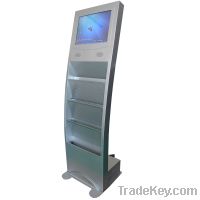 15inch floor-standing indoor LCD ad player with brochure holder