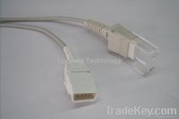 Sell BCI spo2 sensor extension cable, 9pin to DB9, 2.4m