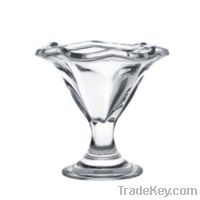 Sell ice cream glass cups/cheap ice cream glassware/dessert glass bowl