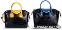 Sell 2013 Newest mix color Genuine Leather Crocodile shoulder handbag