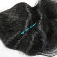 Sell 100% Virgin Hair Weft Wavy Human Hair Extensions