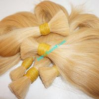 Ponytail Straight, wave Blonde natural hair extensions smooth