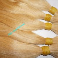 Ponytail Straight, wave Blonde remy hair vietnam Grade 7A