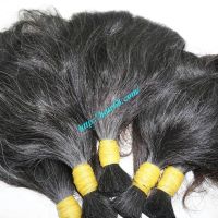 Ponytail Straight, wave Grey human hair extensions smooth