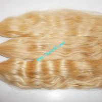 Bulk Straight, wave Blonde natural human hair Full cutile