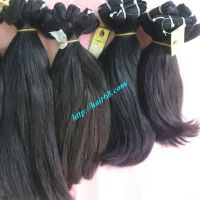 weaving Straight, Wave remy hair Color black, dark Grade 7A