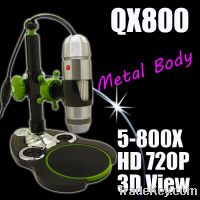 Sell microscope camera 800X HD 720P 3D view Win8 & Mac OS