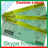 Custom Thermal Boarding Pass Cards for Airlines